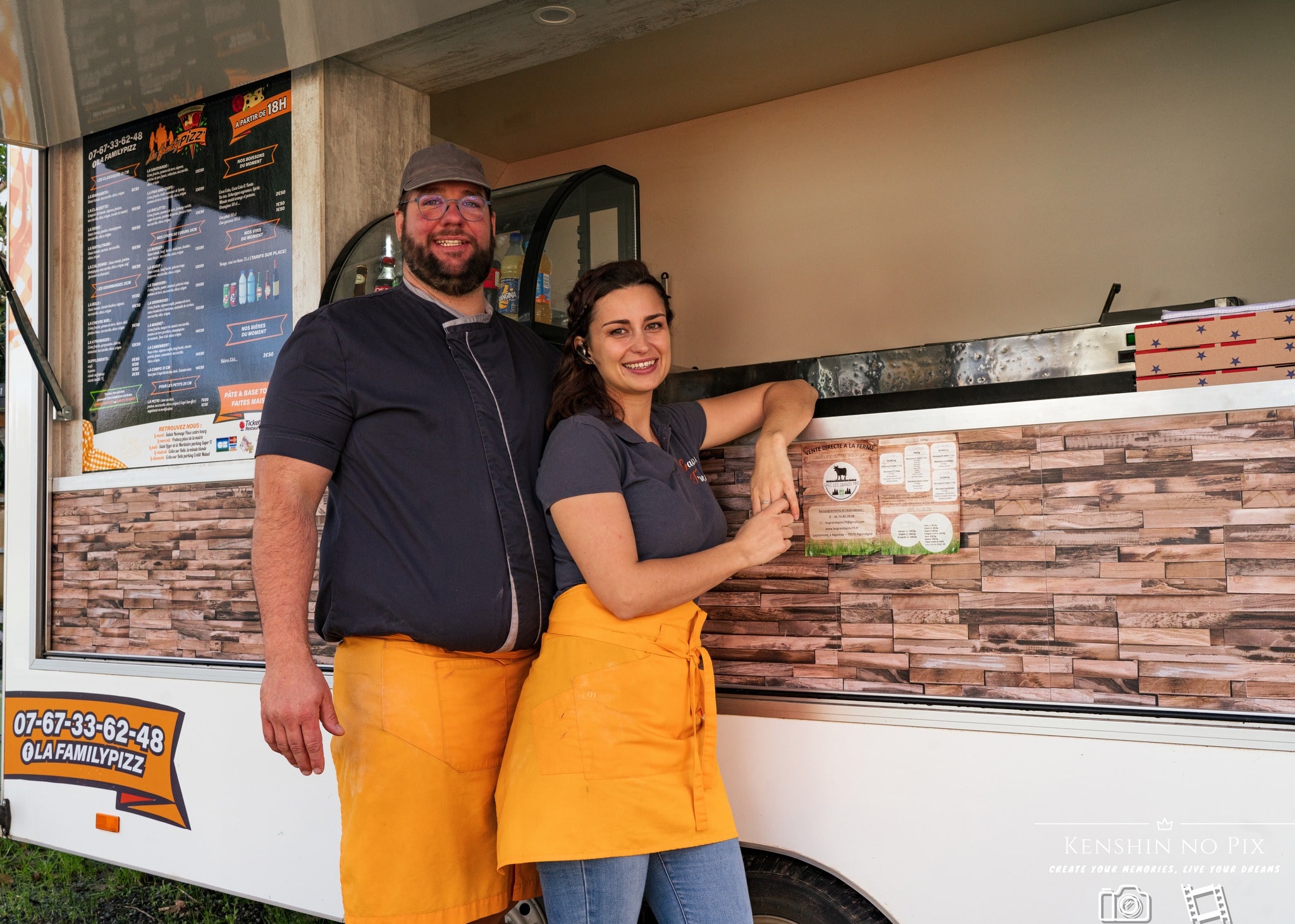 photo du camion de pizza